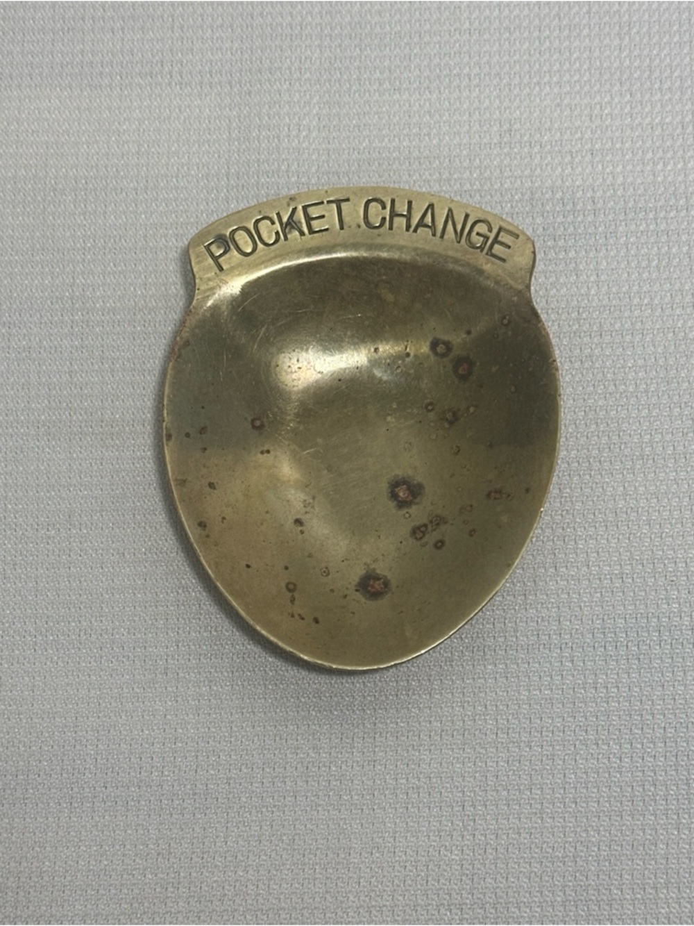 Pocket Change Brass Coin Dish - Brass Finish